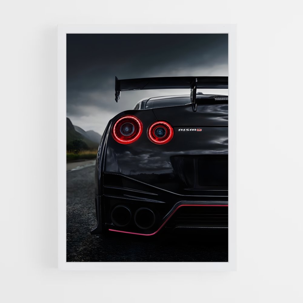 Poster Nismo Noir Luminance – affiche Nissan (vue 3)